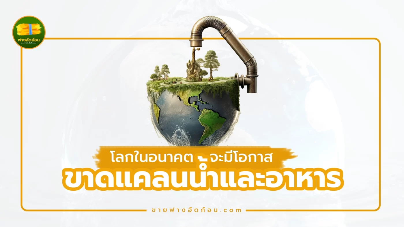 โลกจะมีโอกาสขาดแคลนน้ำและอาหารในอนาคตหรือไม่?