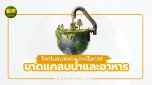 โลกจะมีโอกาสขาดแคลนน้ำและอาหารในอนาคตหรือไม่?